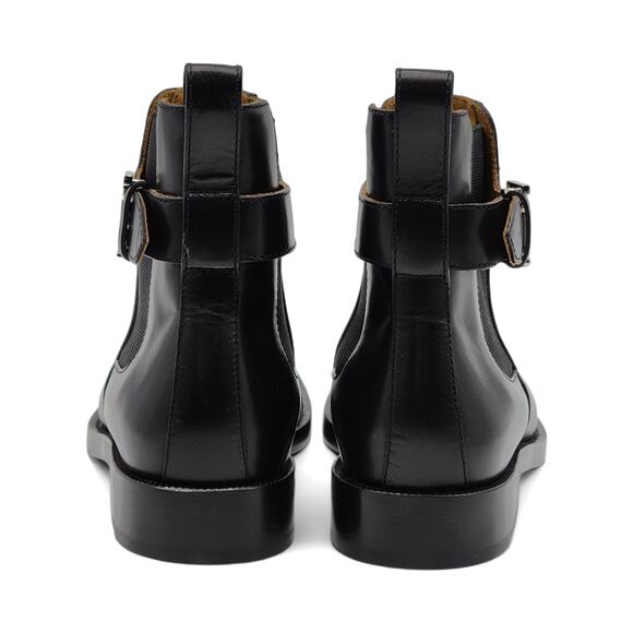 Burberry Luke TB Monogram Buckle Leather Chelsea Boot in Black 41.5 8.5US $1050 - Picture 8 of 10